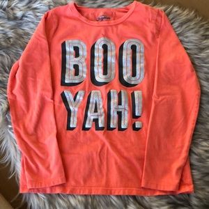 Adorable Boo Yah! Long sleeve. Great for fall.
